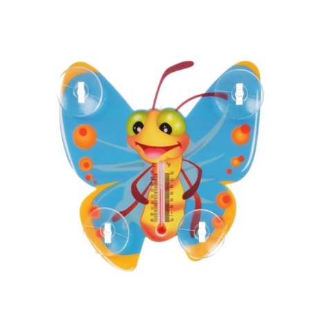 1. Термометр окон. Бабочка 15х13 см