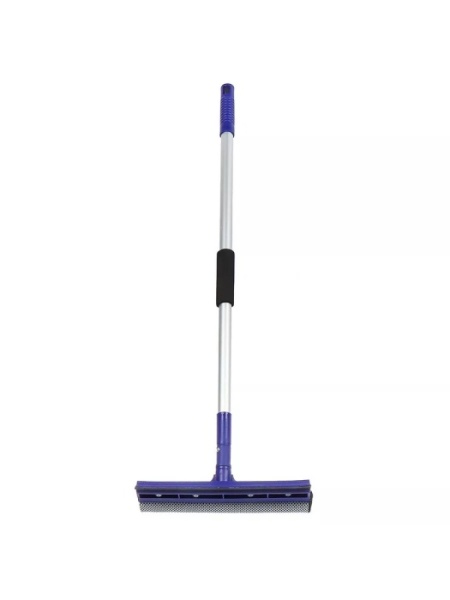 1. Швабра для окон, черенок 120 см, Марья-искусница KD-W02-10B насадка 25 см