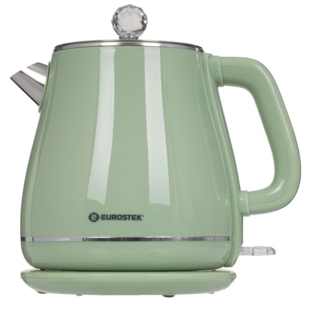 1. Чайник EUROSTEK EEK-1839 ретро,1.8л,2.2кВт, 2-хслойный корпус, салатовый