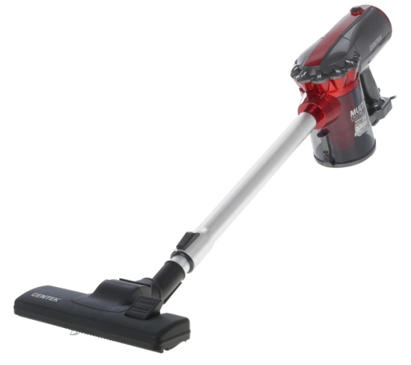 1. Пылесос вертикальный Centek CT-2561 (красн-черн) циклон