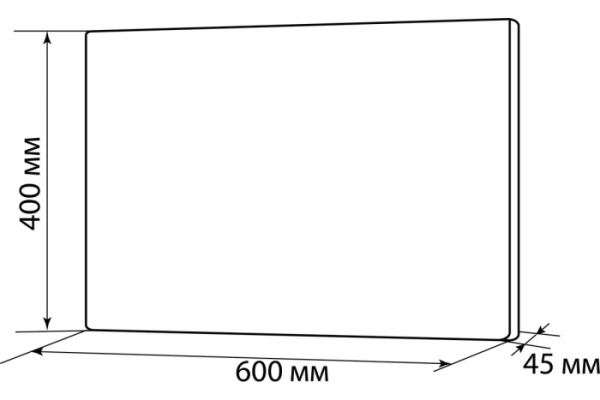 3. Обогреватель керамический энергосберегающий Tdm Electric ЭКО-300, 300 Вт