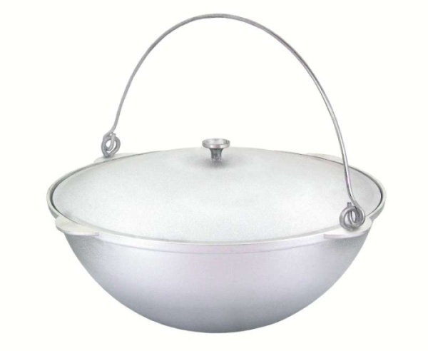 Котел походный 9л кп90 подвес, крышка, алюминий