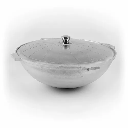 2. Казан для плова 10 л, литой с алюминиевой крышкой 510200